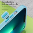 thumbnail image 6 of For iPhone 13 Pro Max MagSafe Frosted Translucent TPU + PC Full Coverage Phone Case,Blue,For iPhone 13 Pro Max, 6 of 8