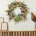 thumbnail image 5 of Spring Large Artificial Flower Wreath Front Door Wall Garland Home Party Decor, 5 of 7