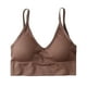 thumbnail image 2 of Sujetador De Bienestar Para Mujer Sujetador Deportivo Tirantes Finos Bralette Café Sunnimix Chaleco Bralette para mujer, 2 of 7
