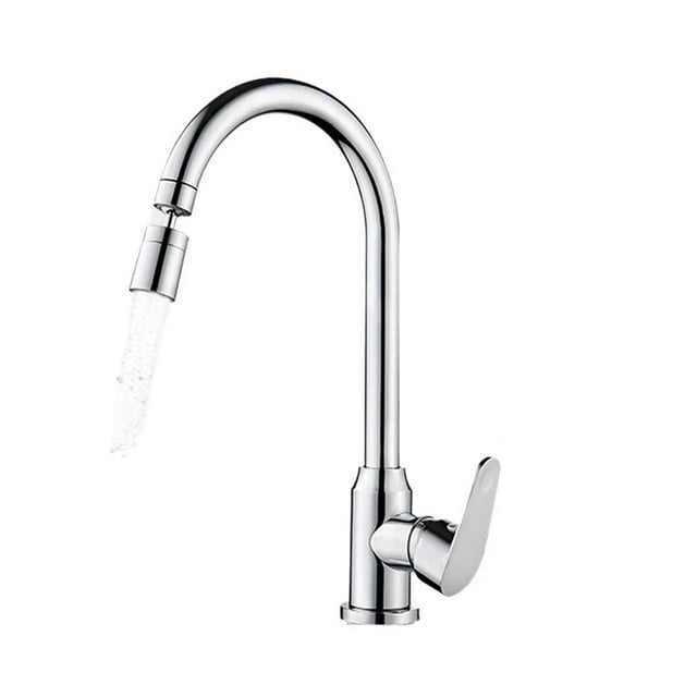 Kitchen Faucet Black Pull Out Sink Hot Cold Mixer Tap, 360° Rotation Brushed Nickle Stream Sprayer Head Chrome Water Tap Copper ,Versatile Features