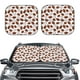 thumbnail image 2 of Balery Football Parasol para parabrisas de coche de 2 piezas | Parasol plegable para parabrisas delantero de coche para la mayoría de sedanes-Small, 2 of 6