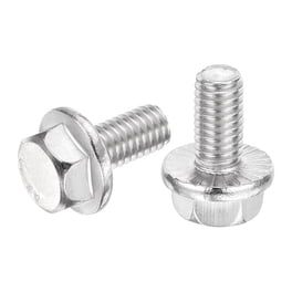 25 Bulloni Flangiati Esagonali Dentati 3/8-16 X 1 Pollice Grado 5 Zincati - Foto 2