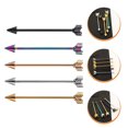thumbnail image 4 of 5 piezas de aretes de barra industriales de acero inoxidable para cartílago, joyería para piercing corporal, 4 of 7
