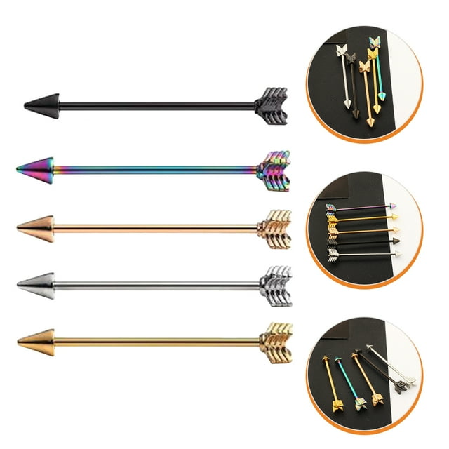 HEALEEP 5Ud Pendientes Con Zirconia Para Mujer Accesorio Para Fiestas Y Uso Diario