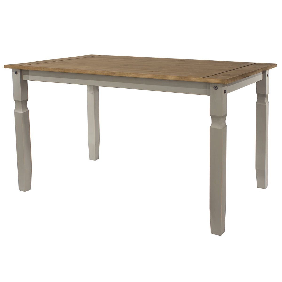 Wood Dining Table Corona Gray Furniture Dash COGTB3