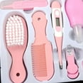 thumbnail image 1 of 10 PCS Kits de Aseo para el Cuidado de la Salud del Bebé, Accesorios para el Cuidado del Bebé Recién Nacido, Cortador de Seguridad Cortauñas para Bebé Tijeras Peine para el Cabello Cepillo Limpiador, 1 of 5