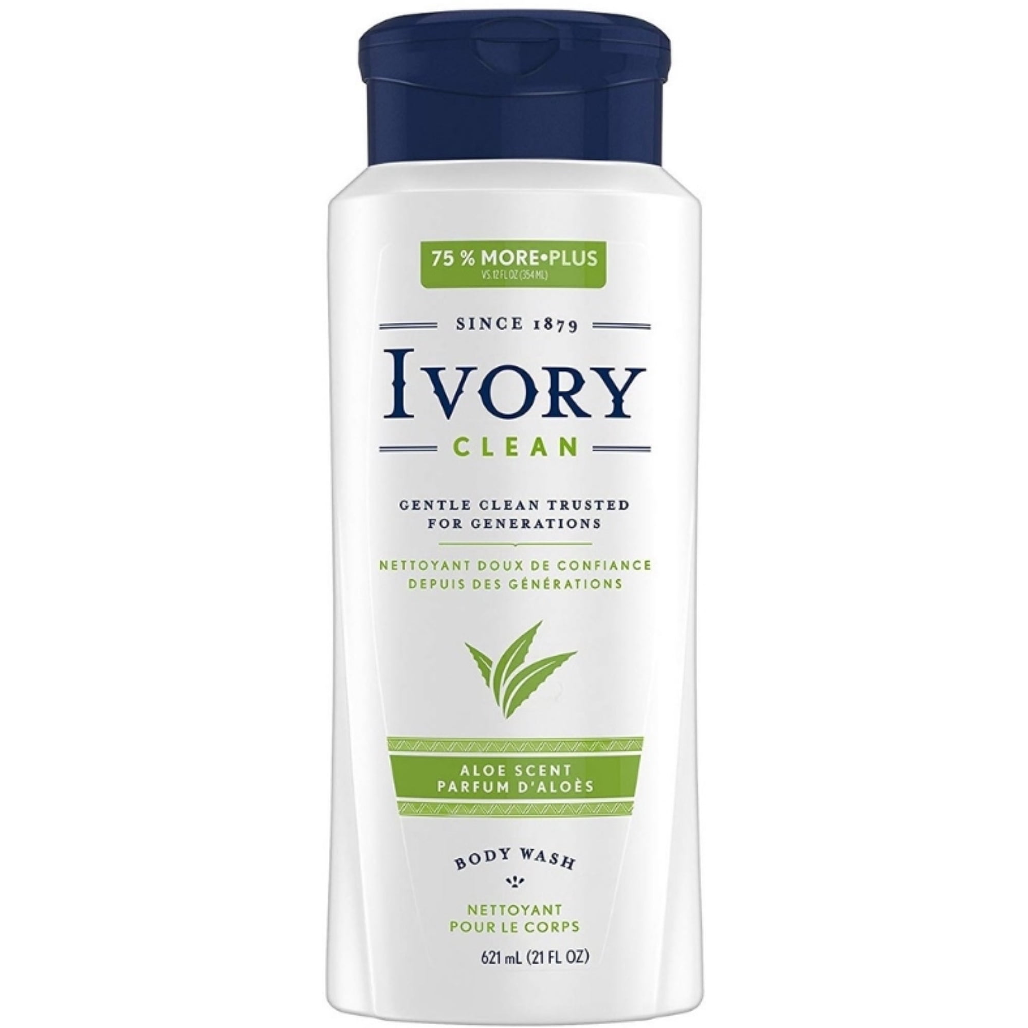 Ivory Scented Body Wash Aloe 21 oz (Pack of 3)