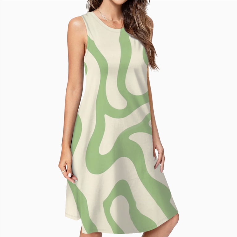 swirl design dress Twilight Swirl Midi Dress M