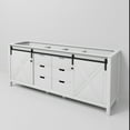 thumbnail image 4 of Lexora Home Marsyas 80" Vanity Cabinet in White, 4 of 8