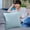 Sky Blue, variant on YIMWNYI Multicolor Velvet Pillow, Scandinavian Style Decorative Cushion, Cozy Sofa Bedroom Office Accent, Patchwork Design with Solid Color Pillowcase and Core Included
