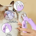 thumbnail image 4 of 2 In 1 Dog Nail Trimmers & Dog Nail Grinder With LED Lights Quiet Multiple Grinding Methods And Guard For Small Medium And Large Dogs & Cats, 4 of 4
