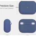 thumbnail image 3 of Case Cover Compatible with Airpods Pro, Soft Silicone Skin Case Cover Shock-Absorbing Protective Case for Airpods Pro, Front LED Visible, 2 Pack Dark Blue/Matcha Green, 3 of 5