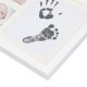 thumbnail image 3 of Baby Ink Hand and Footprint Kit Wood Frame Baby Handprint and Footprint Keepsake Frame Kit for Newborn Baby Pet White Frame Black Ink Cartridge, 3 of 4