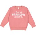 thumbnail image 2 of Inktastic I Love My Grandpa with Hearts Toddler Sweatshirt, 2 of 4