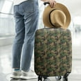 thumbnail image 2 of Green Camouflage Bigfoot Pattern Luggage Cover Fashion Suitcase Cover Baggage Covers Fit 25-28 Inch Luggage (Go Travel), 2 of 5