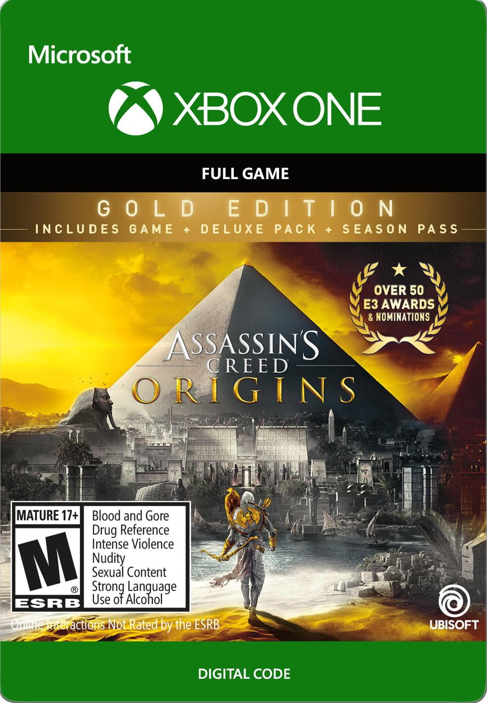Xbox One Assassin S Creed Origins Gold Edition Email Delivery Walmart Com Walmart Com