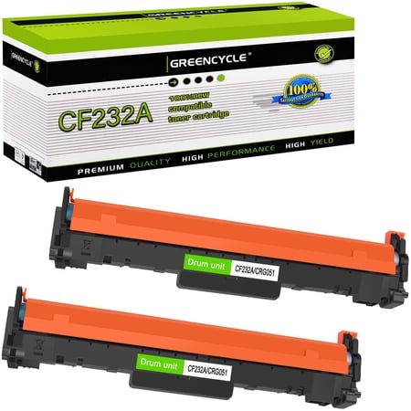 GREENCYCLE 2 Pack Compatible for HP 32A CF232A Drum Unit Replacement with HP Laserjet Pro M203dn M203dw M227fdn M227fdw M227fdn M118dw M148fdw Printer
