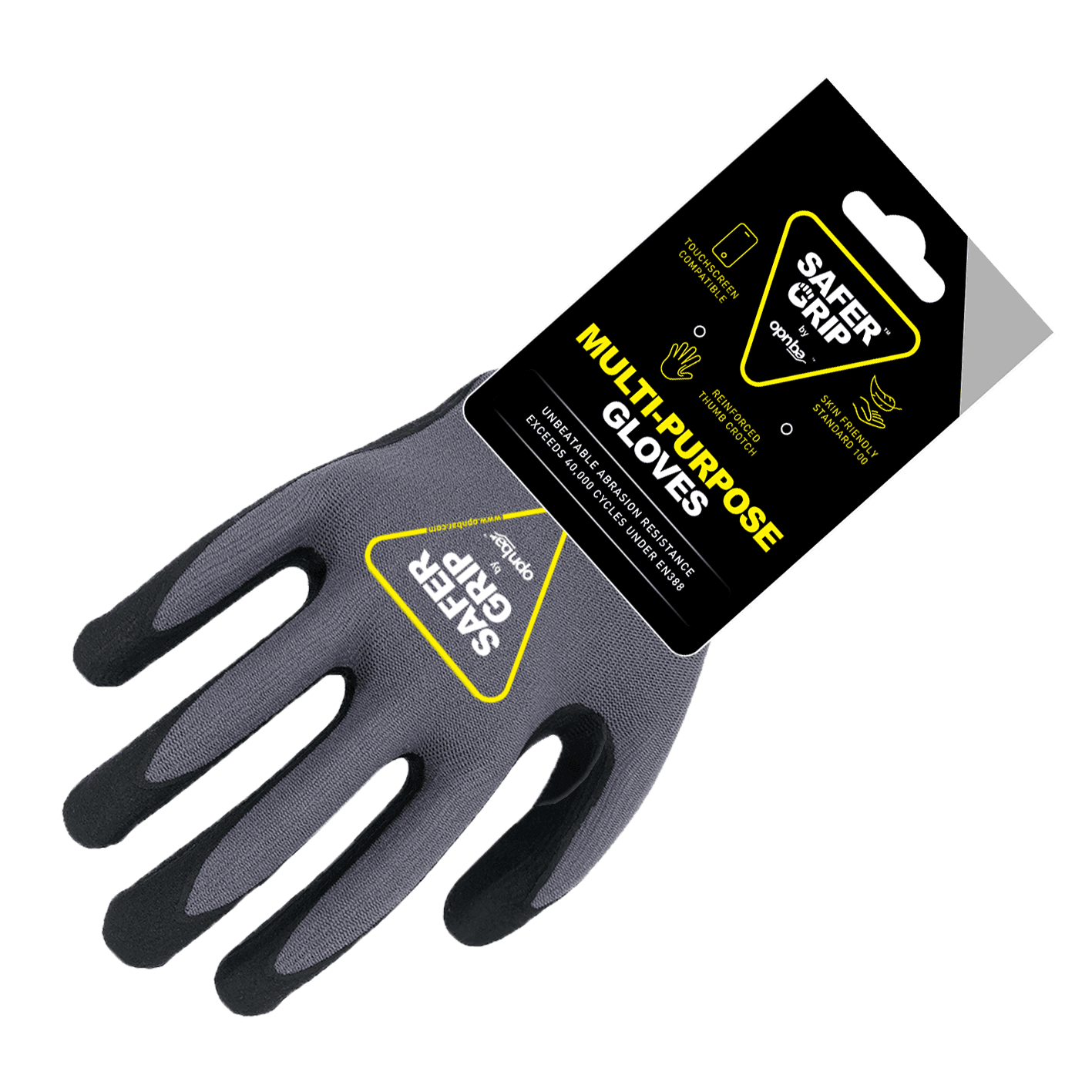 3M Super Nitrile Foam Coating Work Glove Compatible with all touch screen