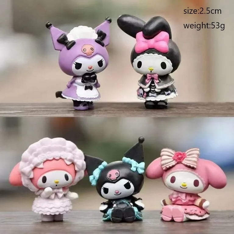 Sanrio Action Figure hello Kitty plush room decor Kuromi