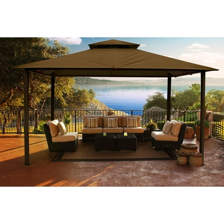 Barcelona 10 x 12 Gazebo with Sand Top