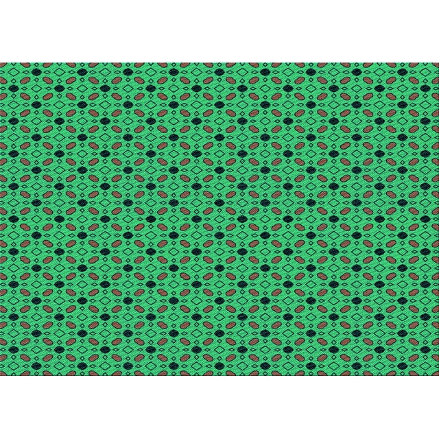Ahgly Company Machine Washable Indoor Rectangle Transitional Medium Forest Green Area Rugs, 2' x 3'