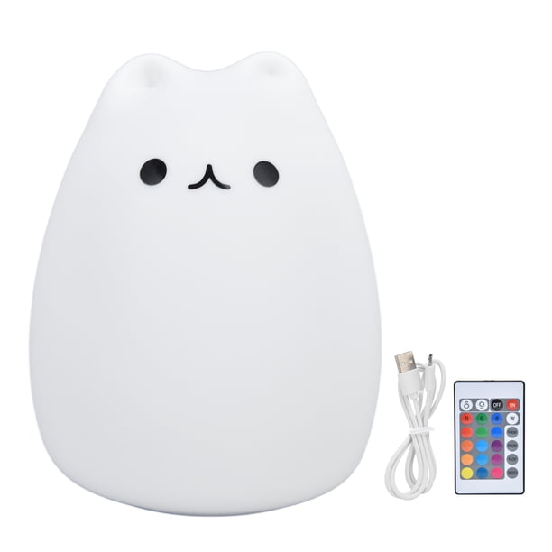Luz para gatos Jadeshay Luz nocturna LED de Silicona USB acabado de lujo