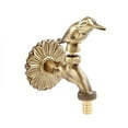 thumbnail image 6 of Renovators Supply Manufacturing Outdoor Faucet 4.5 in. Brass Outside Faucet with Bird Shaped Bibcock Decorative Garden Faucet, 6 of 7