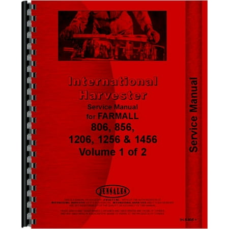 Case International Repair Manual - New Tractor Manual Kit For Case IH International Harvester 806 856 1206 1256 +