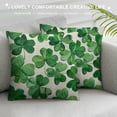 thumbnail image 3 of PHYHOO St Patricks Day Pillow Cover Decor Farmhouse Holiday Spring Pillow Case Decorations for Home Sofa Couch (Green), 3 of 5