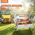 thumbnail image 2 of VEVOR Rôtissoire à Broche Barbecue Grill Porc Agneau Poulet Rôtissoire 50W 132lbs, 2 of 9