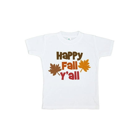 

Custom Party Shop Baby s Happy Fall Y all Thanksgiving Tshirt - 2T