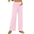 thumbnail image 4 of Vetsdori Womens Pockets Pajamas Pants Lightweight Comfy and Cozy Pj Bottoms,Soft Trendy Lounge Pants for Women Elastic Waist, 4 of 8