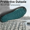 thumbnail image 3 of Dr. Fish Men's Black Rain Boots Waterproof, Outdoor Boots with Steel Toe & Shank PVC Rubber Boots Slip Resistant Knee-High Work Boots for Fishing Farming Gardening Manufacturing., 3 of 10