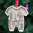 thumbnail image 1 of Colgante de placa decorativa navideña, regalo divertido portátil de madera para recuerdo para niños, 1 of 5