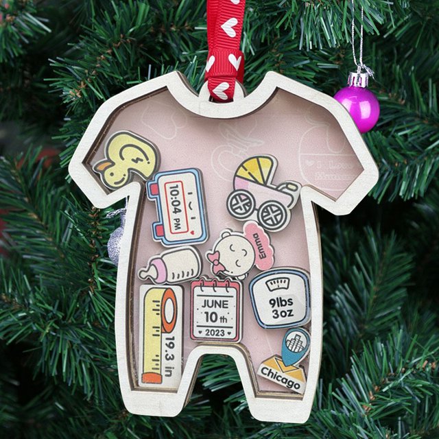Colgante de placa decorativa navideña, regalo divertido portátil de madera para recuerdo para niños