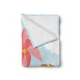 thumbnail image 2 of Pinwheel Soft Flannel Fleece Throw Blanket, Children Riding on Rainbow Dreamy Heart Shaped Flowers Fairy Tale Nursery Kids, Cozy Plush for Indoor and Outdoor Use, 50" x 70", Multicolor, by Ambesonne, 2 of 5