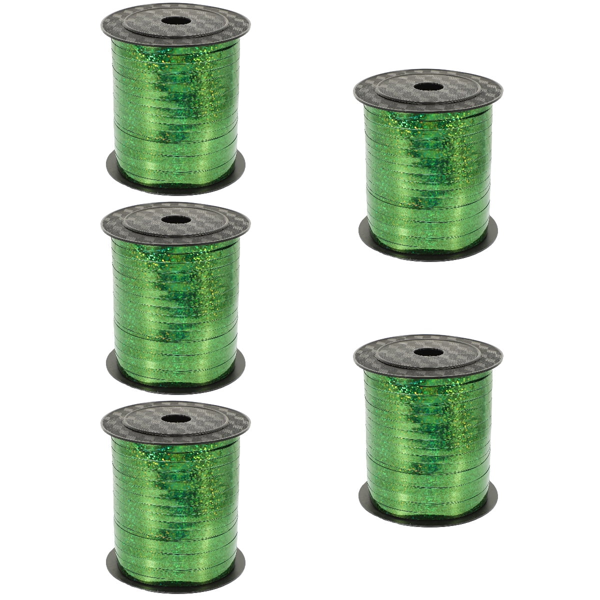 Raindrops Craft Ribbon 5 Rolls for Wrapping, Wedding Decor, Projects, Packaging, and Craft Supplies