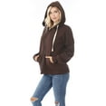 thumbnail image 2 of Womens Zipper Hoodie Sweat Jacket, 2 of 8
