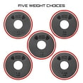 Micro Gainz 1Inch Center Hole Standard Fractional Weights Plate Sets