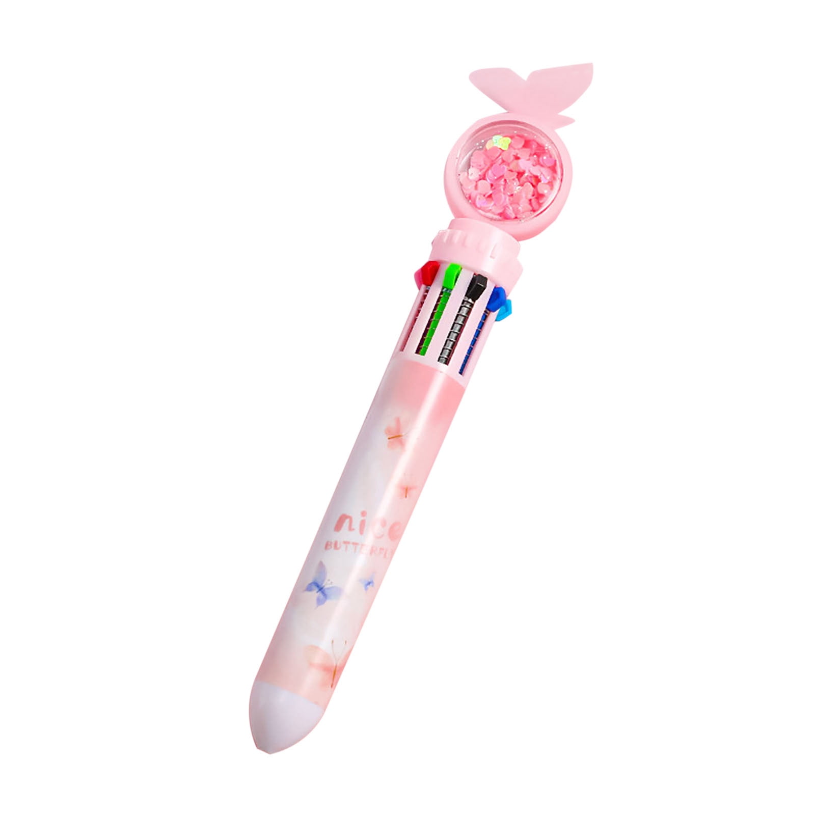 Banghong 0 Color Ballpoint Pen,Multi Colored Pens In One,Cartoon New Tiger  Multicolor Ballpoint Pen,Push Type Color Multifunction Marker For Work