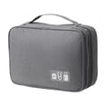 thumbnail image 4 of Power Bank Case Holder Bolsa De Almacenamiento Portátil Para Auriculares Para Oficina, Viajes, Hogar, Gris, 4 of 8
