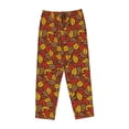 thumbnail image 4 of Daiia Fall Leaves Women's Sleep Pant with Pockets and Drawstring,Pajama Pants-Medium, 4 of 9