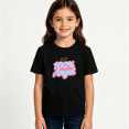 thumbnail image 2 of Girls Graphic Tees Angel Halo Kids T Shirt Y2K Retro 100% Cotton Short Sleeve Soft Tops 4-13Y, 2 of 5