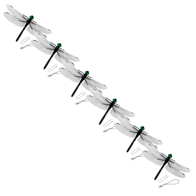 YWIYIUD 20 Pcs Pratiques Libellules Artificielles 3D Modèle Ou Randonnée Jardinage et Camping Libellules Réalistes Suspendues d'Extérieur Pinces Convenant Ou Décoration de Patio Jardin