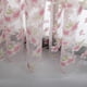 thumbnail image 3 of Xihbxyly Principal Cortina de gas transparente con diseño de peonías para ventana, cenefa de tela de un panel, 3 of 7