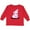 Red, variant on Inktastic Sitting Pig Boys or Girls Long Sleeve Toddler T-Shirt