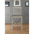 thumbnail image 3 of Home Design Wilder Counter Chairs (Set of 4), Antique Gray/Gray, Slat-back design, Padded seat, Comfortable seating, Sturdy frame, Modern minimalist style, Durable construction, 3 of 6