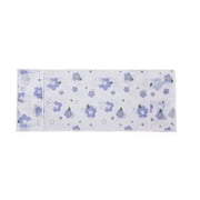 Microwave Oven Dust Cover, Waterproof PEVA Appliance Protector with 4 Side Storage Pockets for Small Toasters and Ovens, 13x39 Inch Oil-Proof Protective Fabric Shield for Home Kitchen, Purple