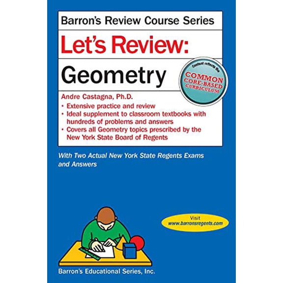 Pre-Owned Let's Review Geometry (Barron's Regents NY), 9781438007021, 1438007027, Paperback,