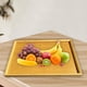 thumbnail image 2 of Bandeja de bambú para servir, bandeja para mesa de café para desayuno, bandeja decorativa , expositores de postres, mesa de centro para restau 33cm x 22cm x 22cm, 2 of 8